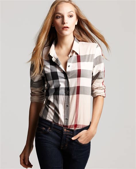 burberry cloth weave|Burberry women's shirts.